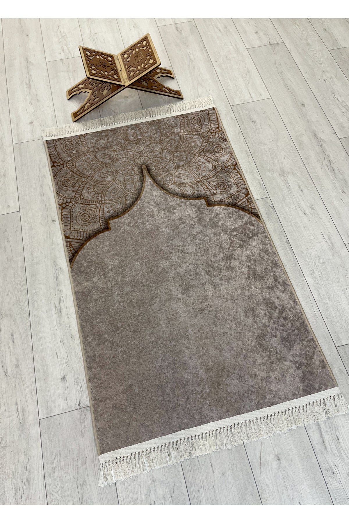 Fringed Prayer Rug (Latex Base) 75x125 Size