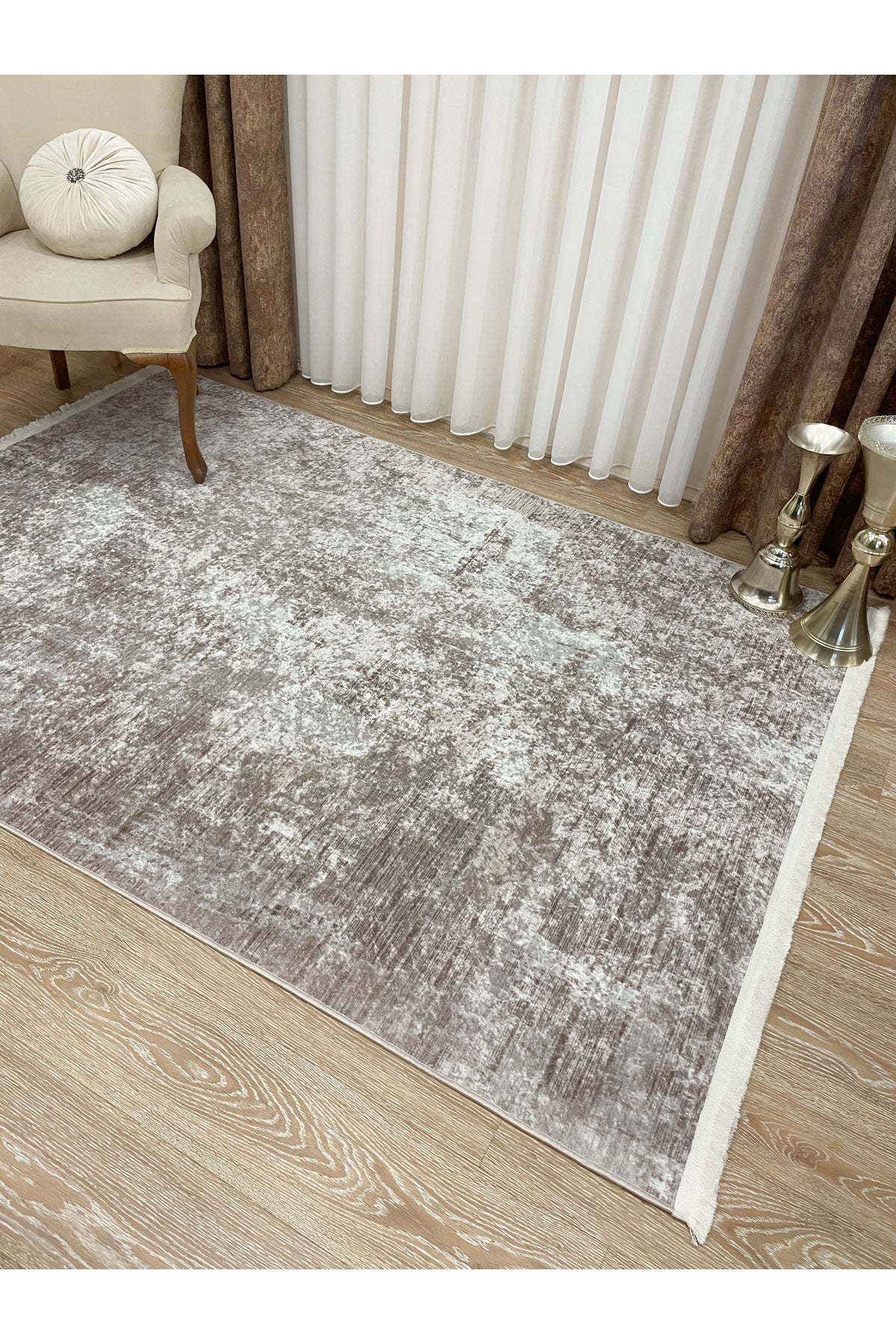 High Quality - Non-Slip Base Fringed Hallway Kitchen Living Room Cut Runner Rug