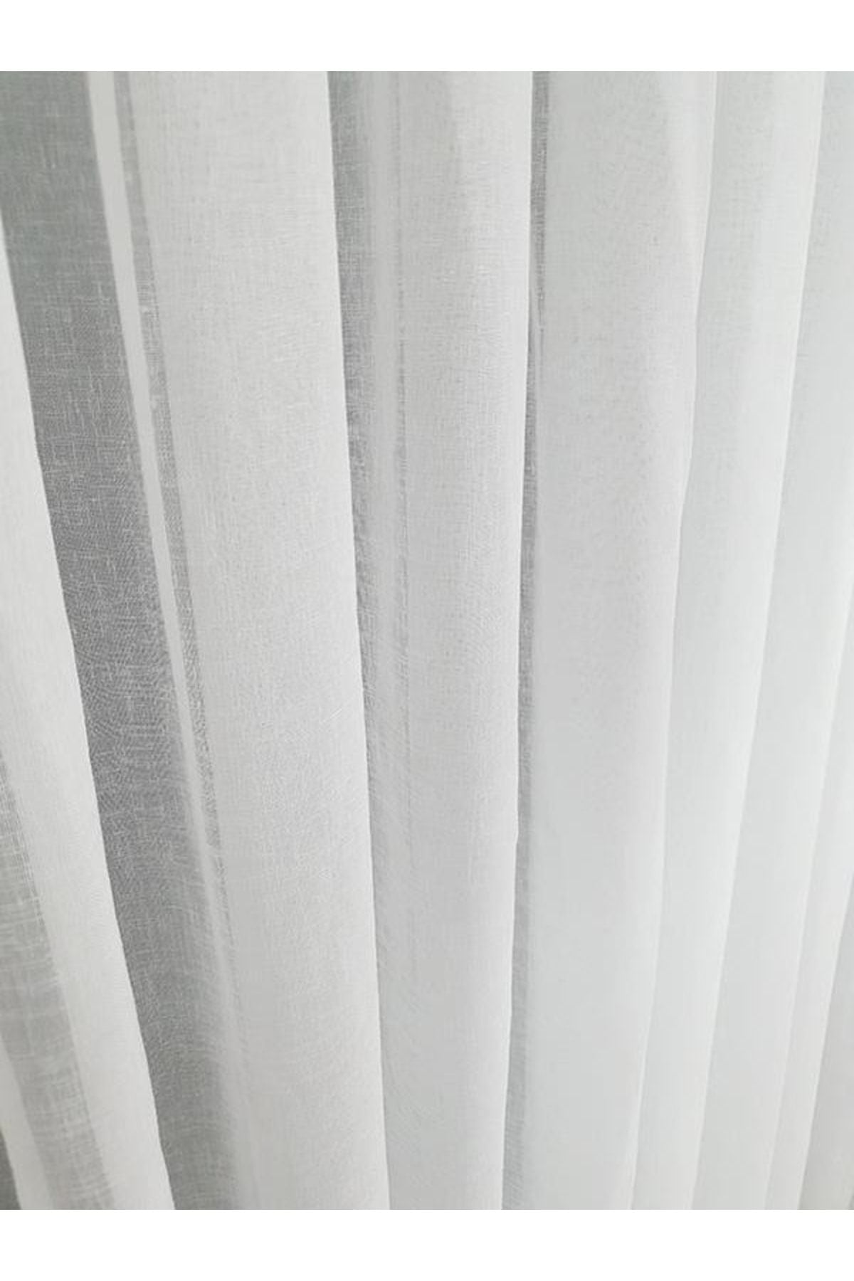 Dora Natural Linen Sheer Curtain 1/2.5 Pleat Original Wrinkle-Free Sheer Curtain