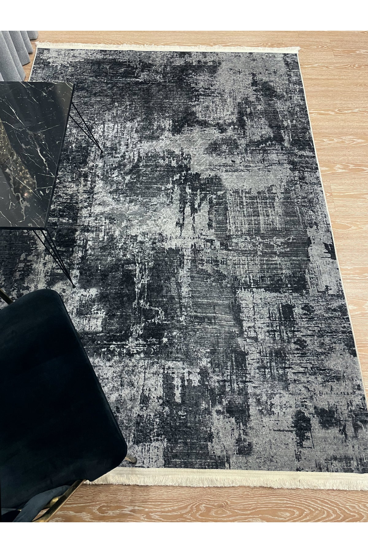 High Quality - Non-Slip Base Fringed Hallway Kitchen Living Room Cut Runner Rug