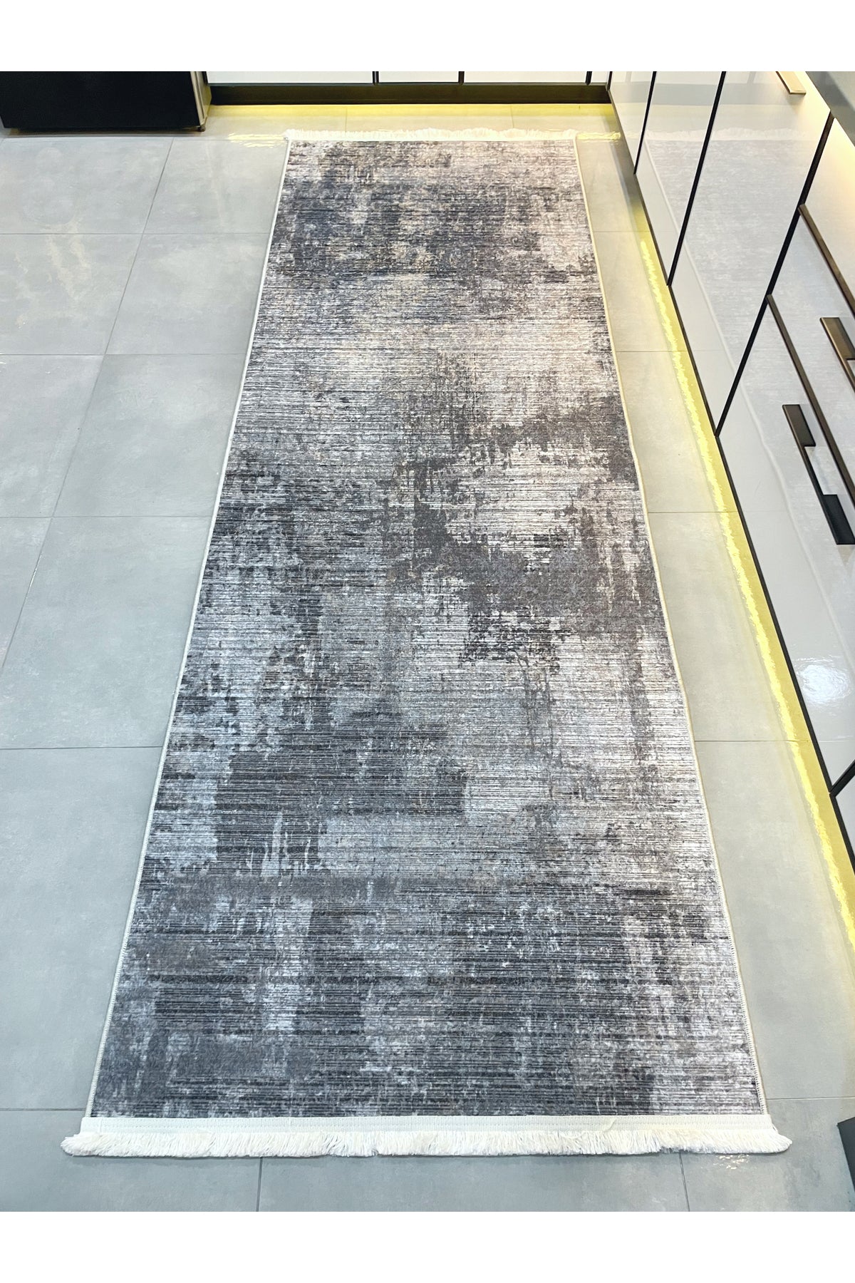 High Quality - Non-Slip Base Fringed Hallway Kitchen Living Room Cut Runner Rug