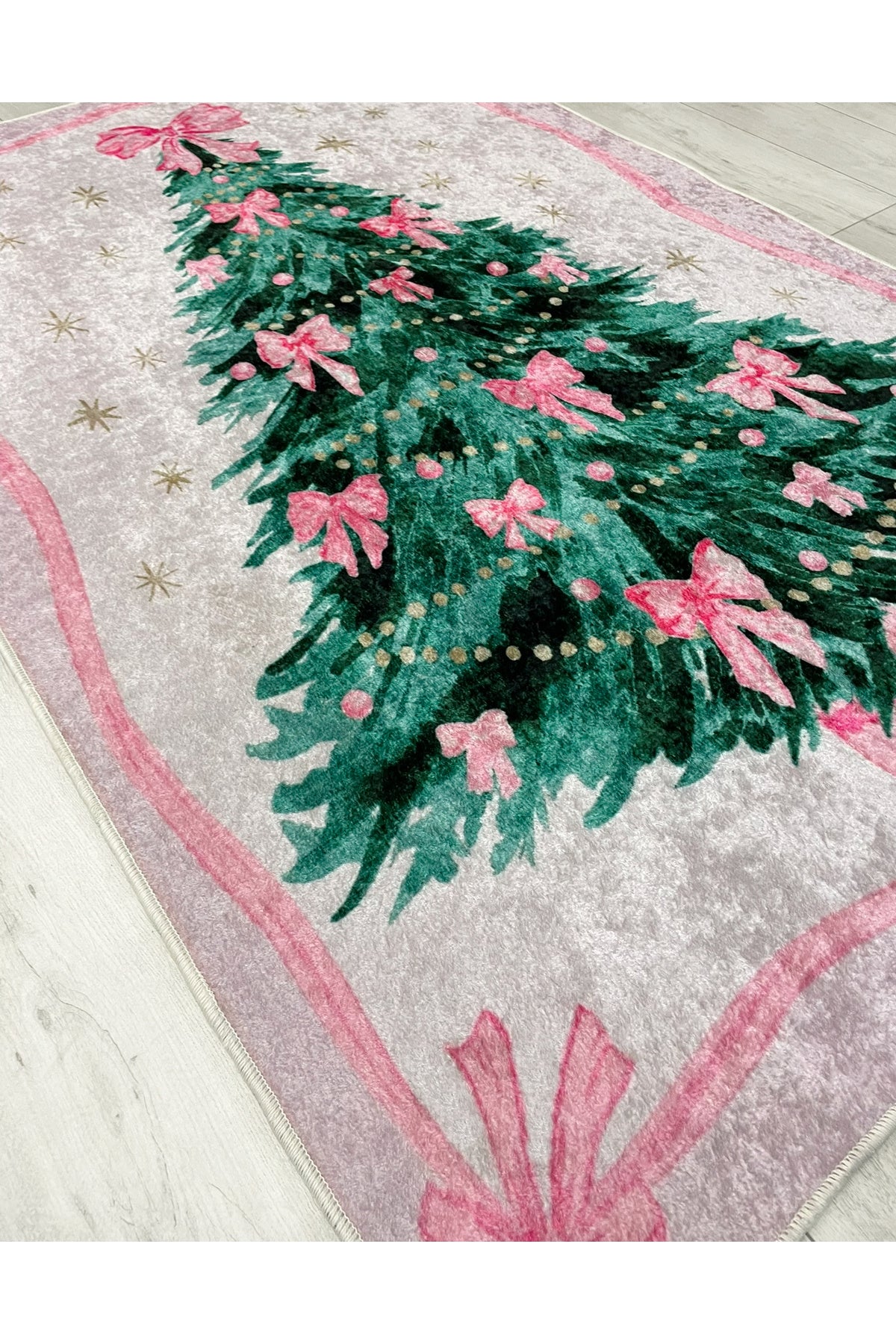 Pink - New Year Concept Christmas Rug