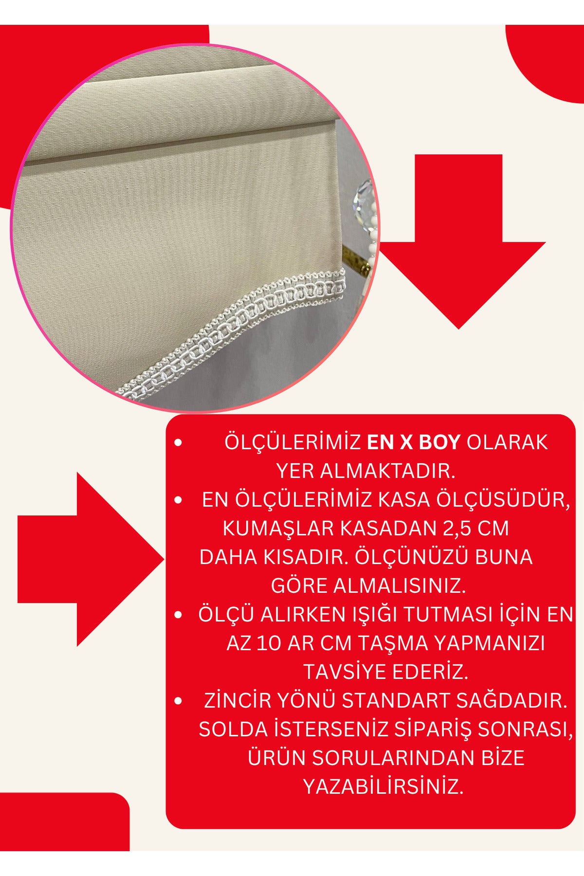 ROLLER BLIND BEIGE COLOR SKIRTED Thick Matte Linen Look