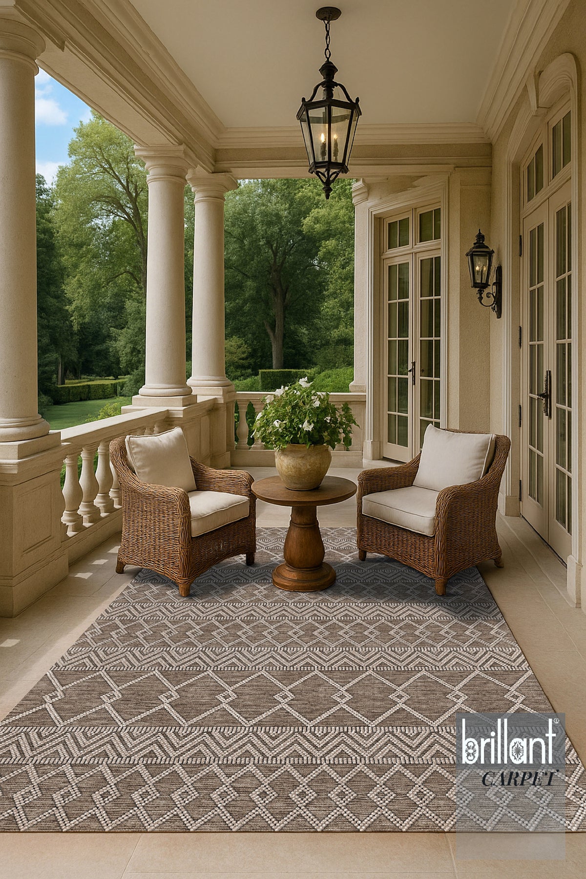 Gray Black Scandinavian Style Kilim Pattern Runner Latex Rug