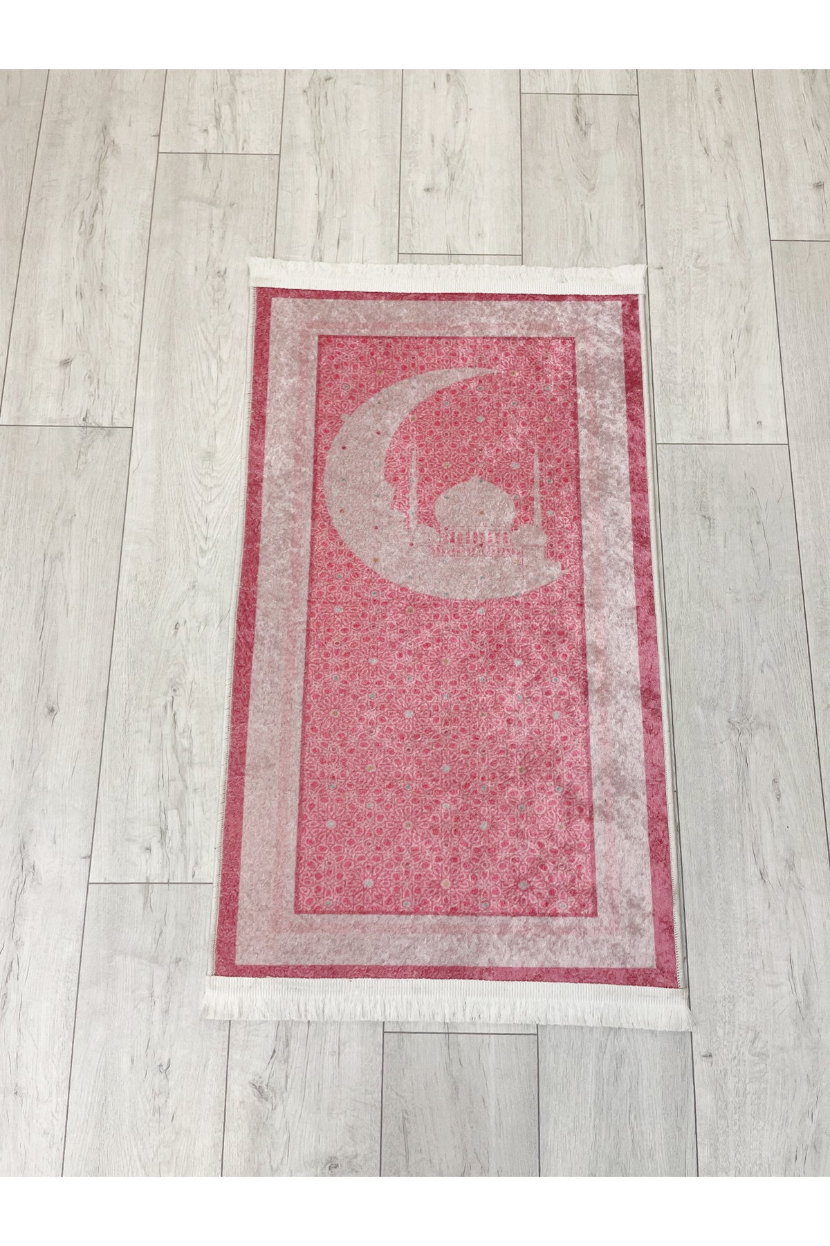 Children's Prayer Rug Blue 60x100 Size