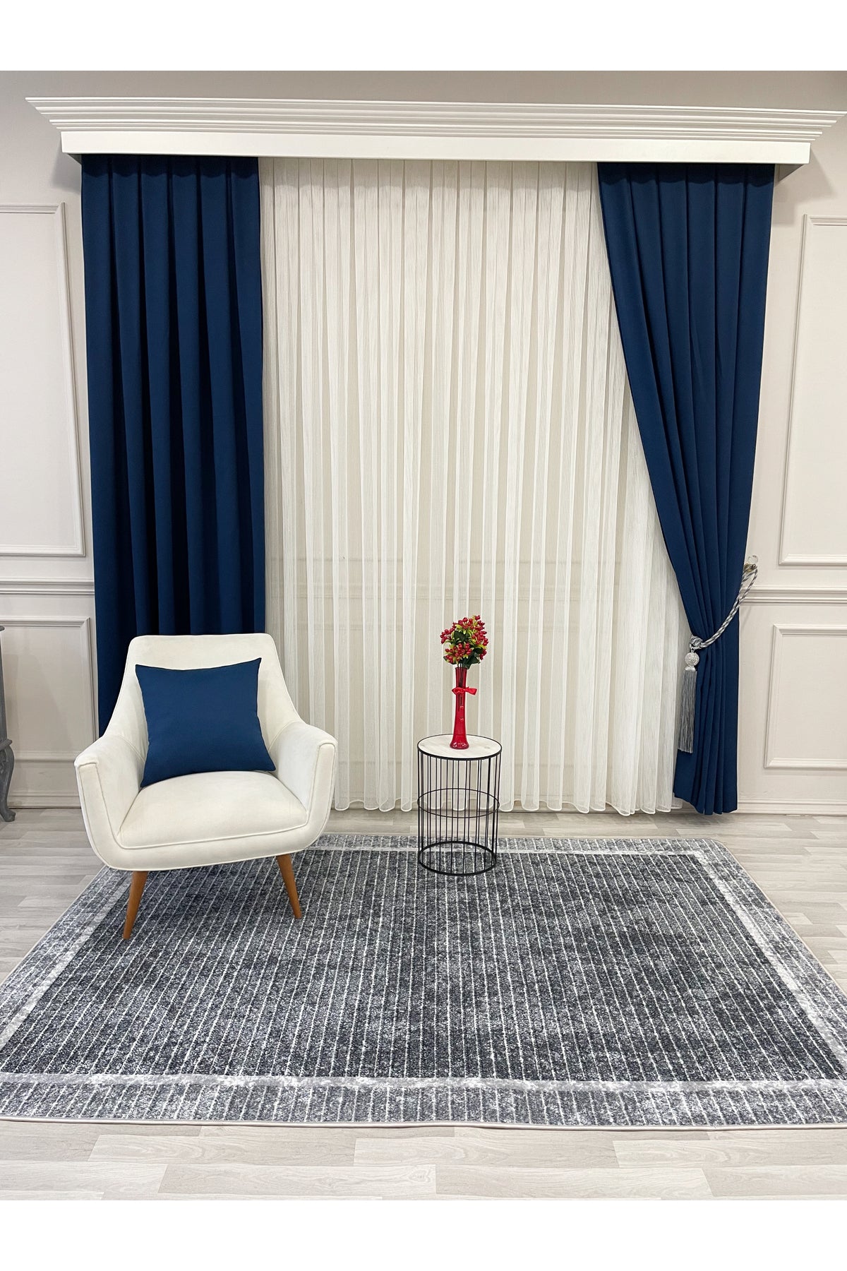 Scandinavian Style Non-Slip Sisal-Look Runner Rug