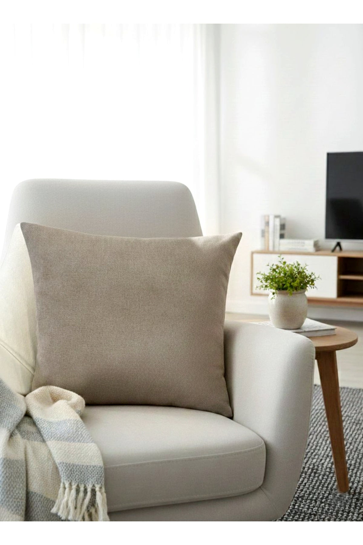 CAMEL Color 1/3 DENSE PLEAT Honeycomb Weave Soft Panama Blackout Curtain