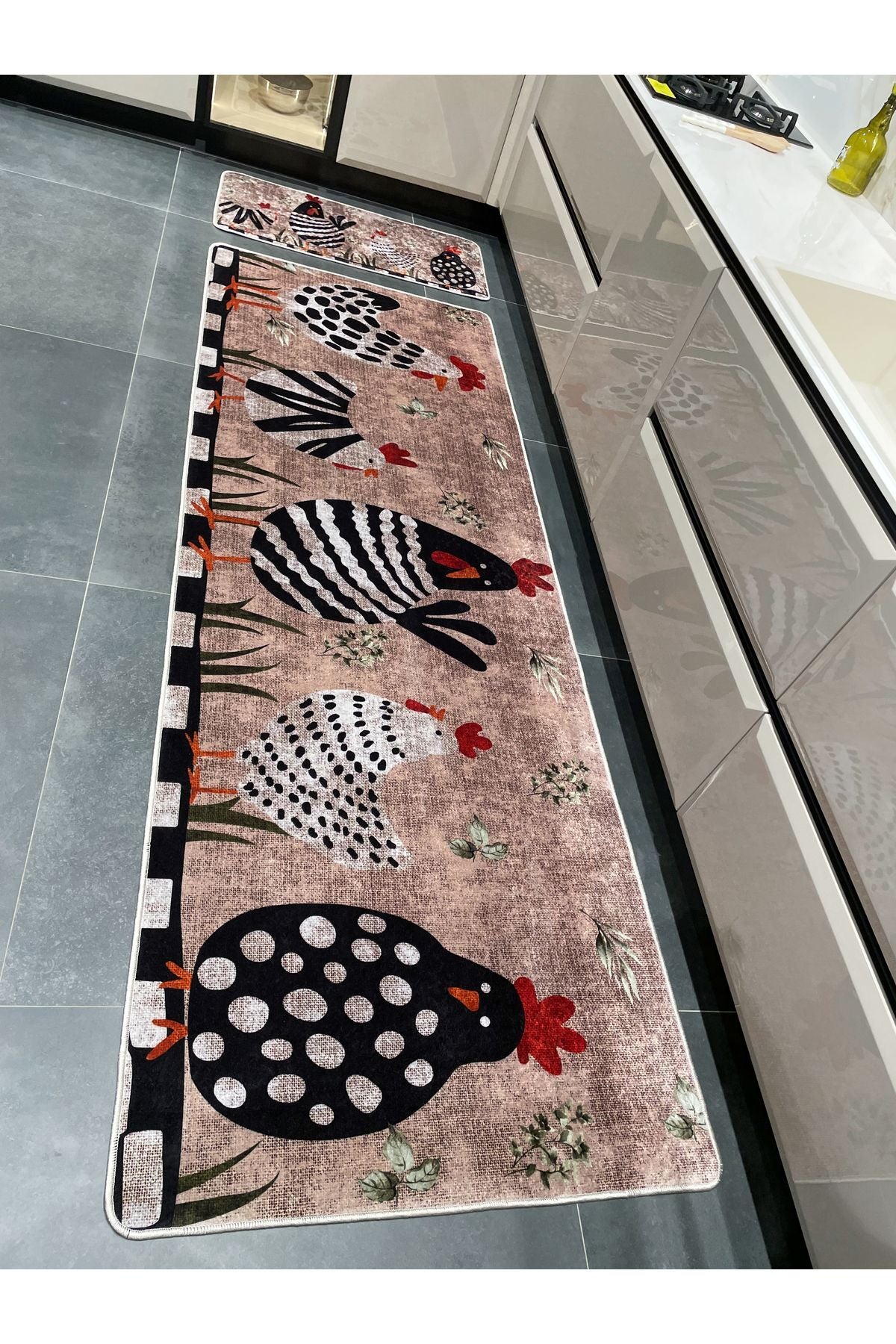 Chicken - Rooster Kitchen Rug