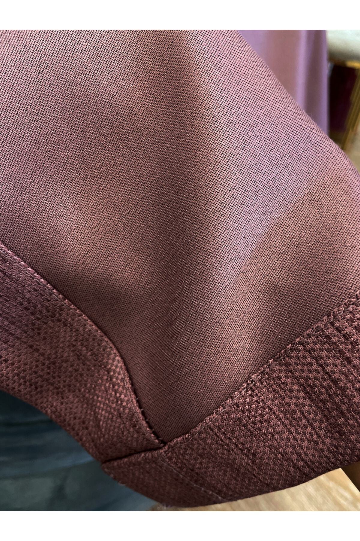 Jacquard Pattern on Blackout 1/2.50 Standard Pleated Blackout Curtain Dark Gray - Smoke