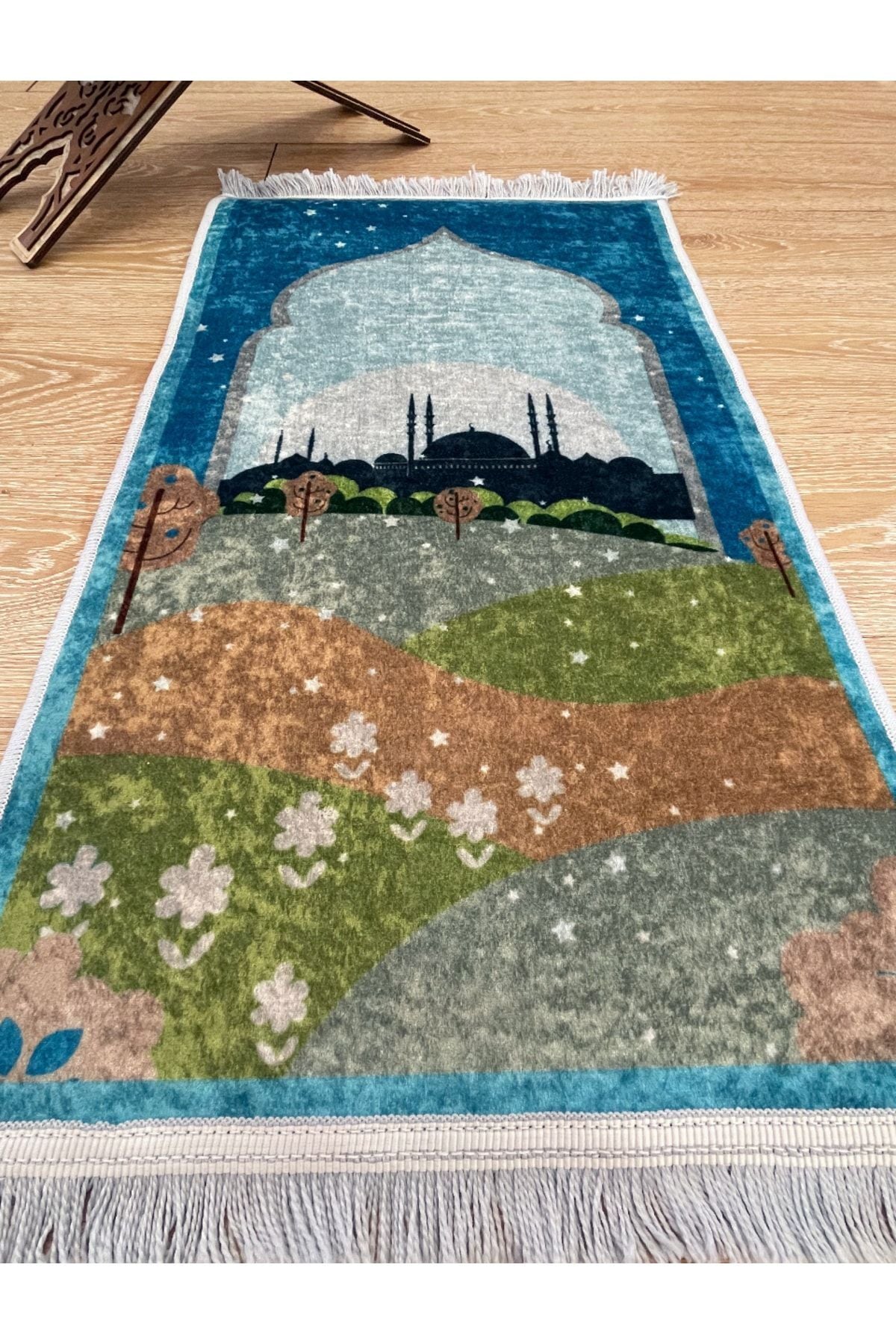 Children's Prayer Rug Pink