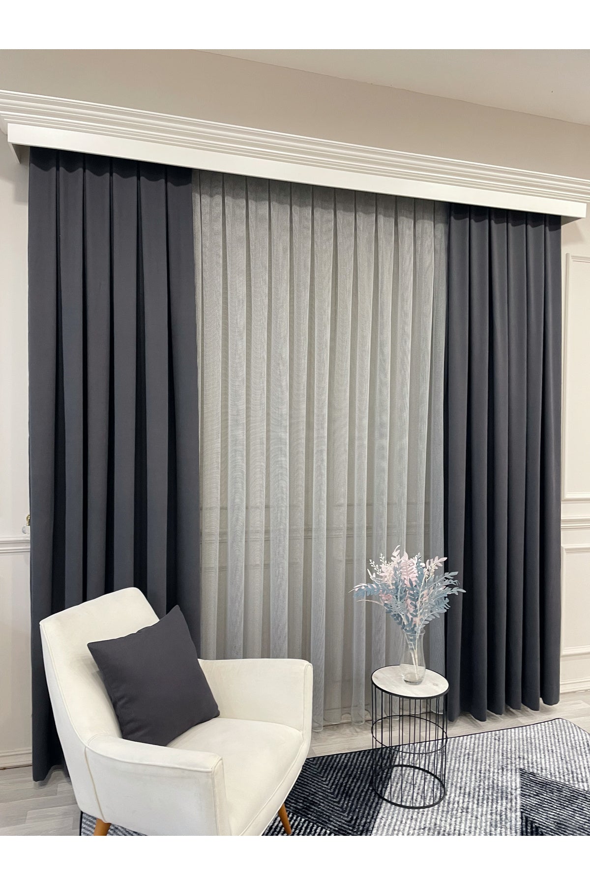 CAMEL Color 1/3 DENSE PLEAT Honeycomb Weave Soft Panama Blackout Curtain