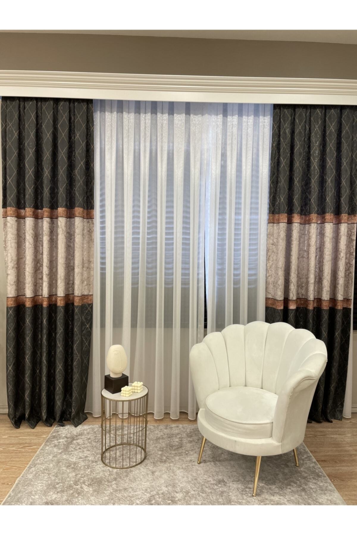 Liva Avent Model 1/2.50 Pleated Blackout Curtain