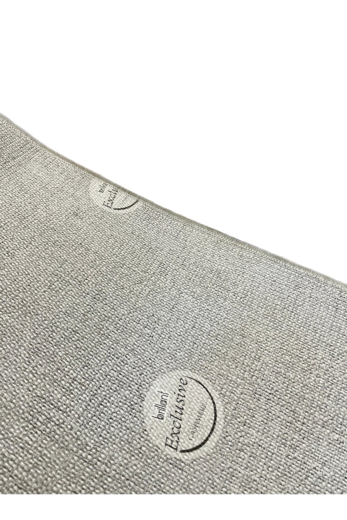 Gray Washable Kitchen Runner Latex Leather Base Rug