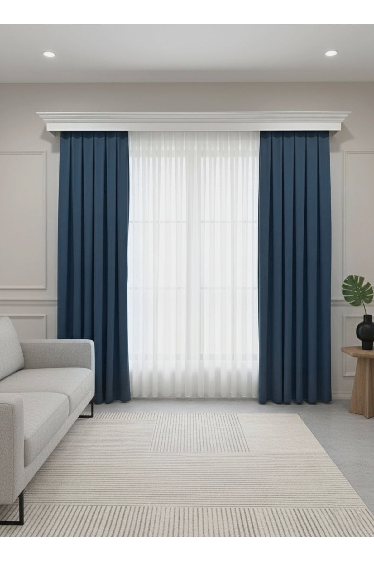 CAMEL Color 1/3 DENSE PLEAT Honeycomb Weave Soft Panama Blackout Curtain