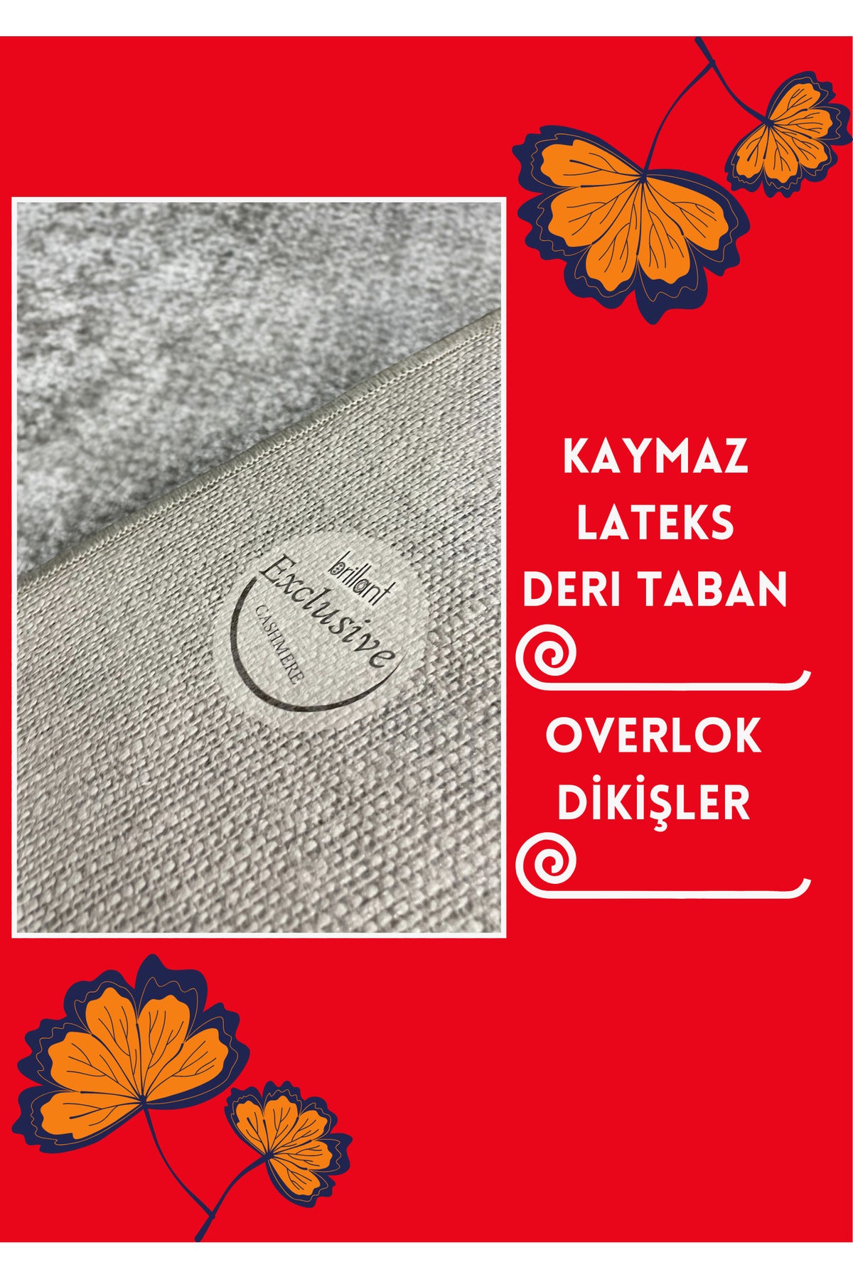 Checkered Non-Slip Base Washable Kitchen Runner Rug