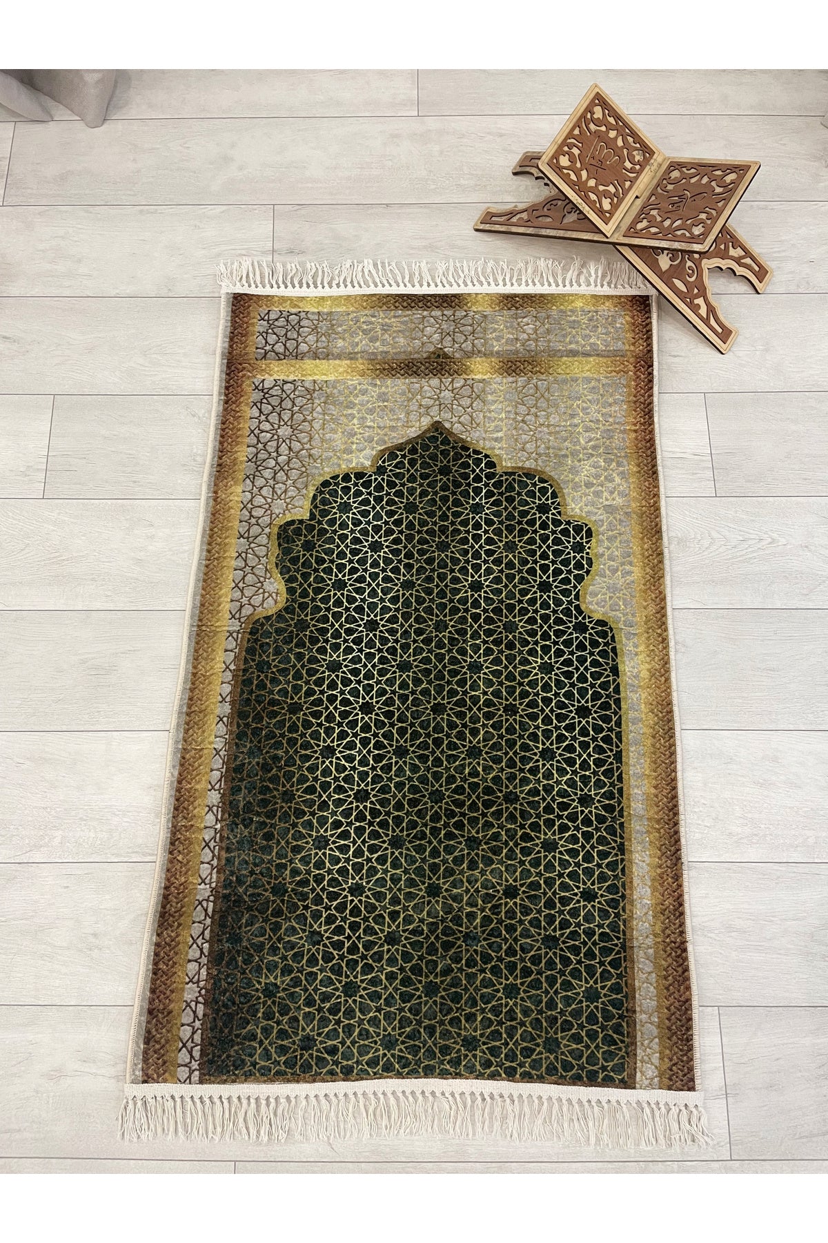 Fringed Prayer Rug (Latex Base) 75x125 Size
