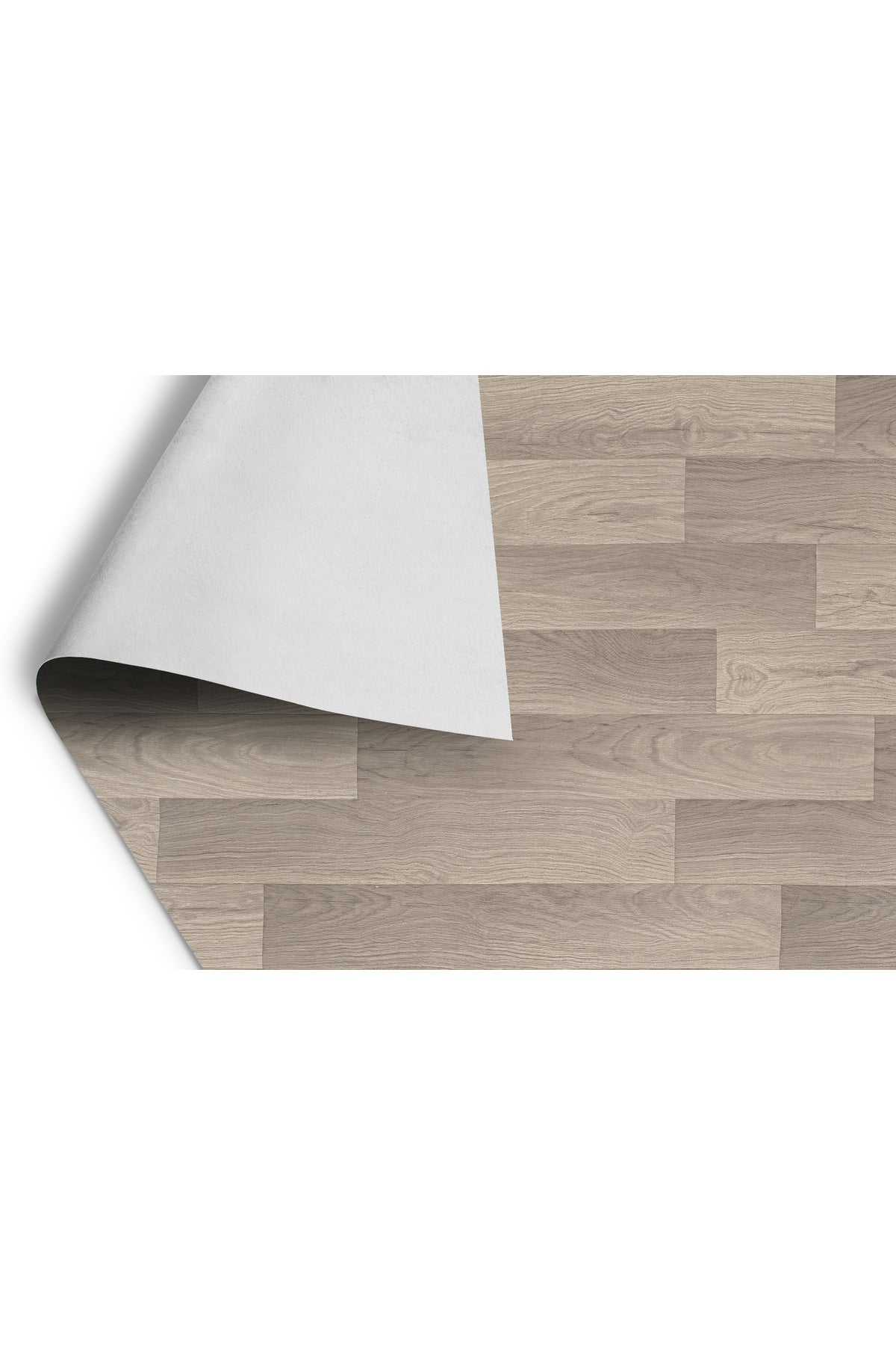 1.5 Metre EN - DAR PARKE DESEN KAHVERENGİ - PVC Zemin Kaplama - Keçeli Kalın - Yer Döşemesi Mineflo