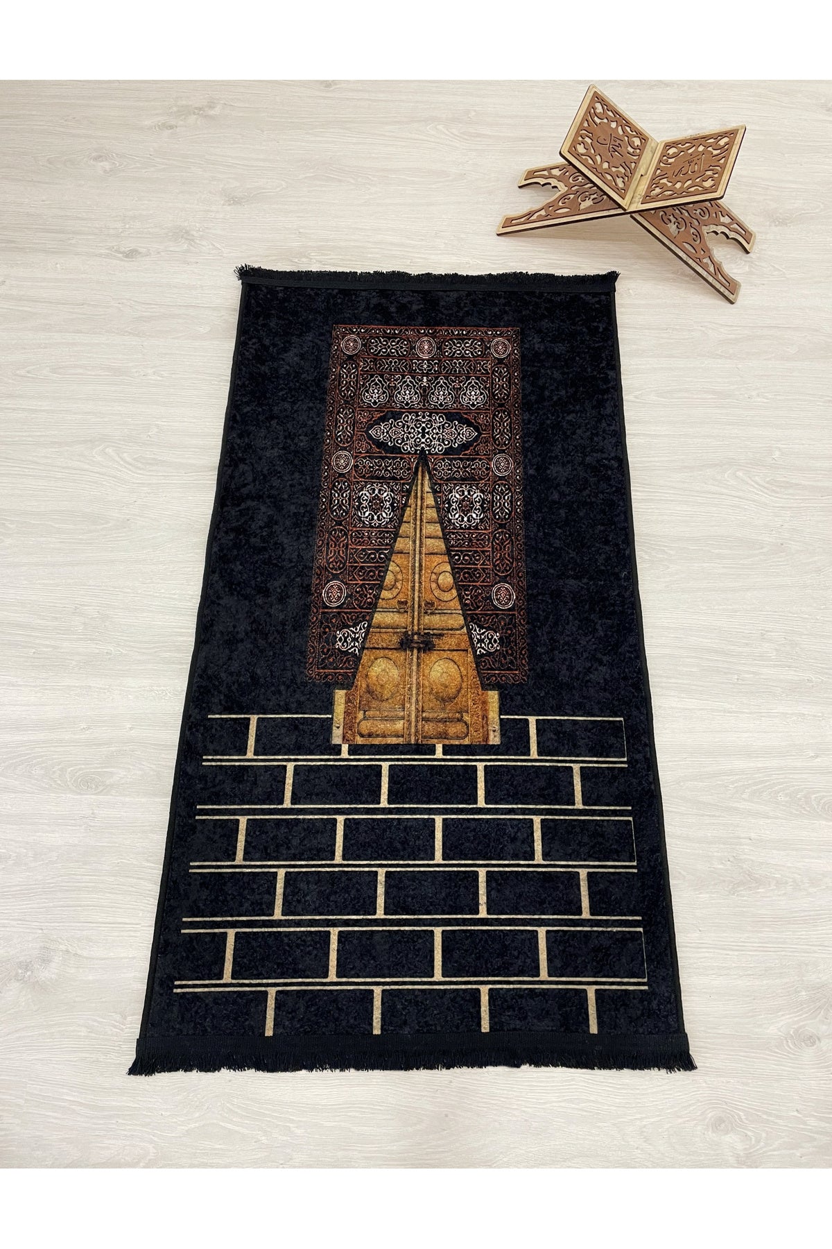 Seccade Saçaklı Lateks Taban 75x125 Ebat