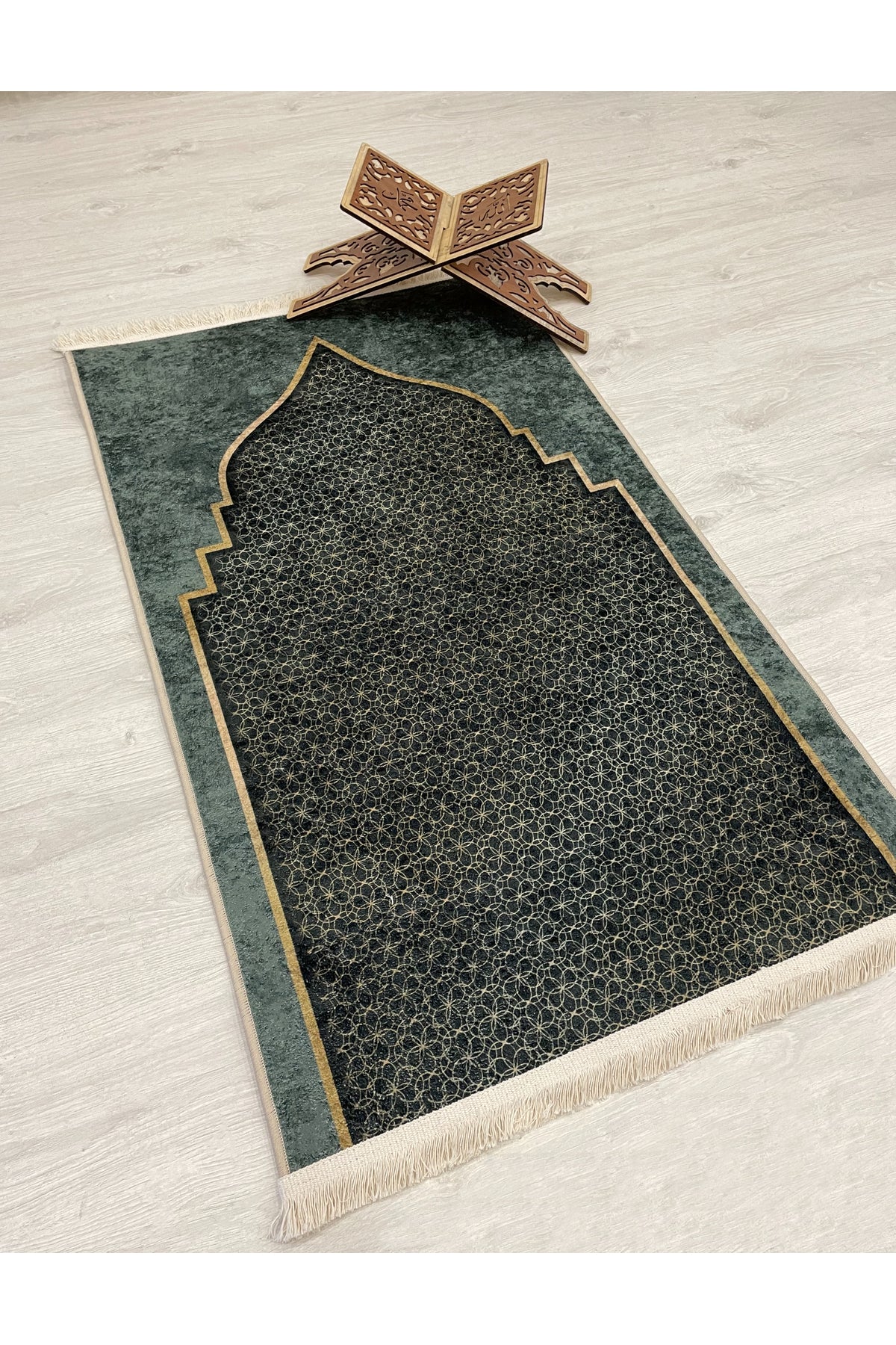 Fringed Prayer Rug (Latex Base) 75x125 Size