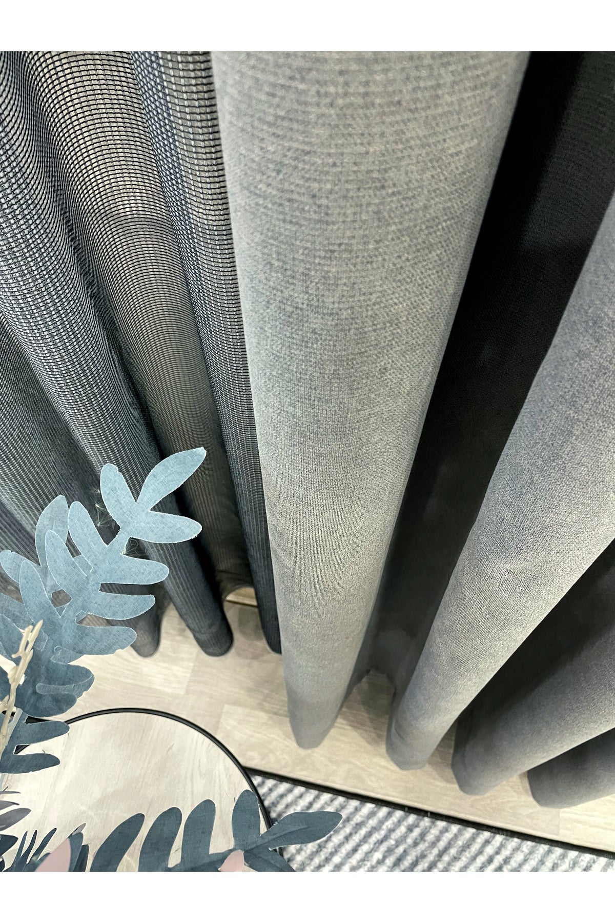 CAMEL Color 1/3 DENSE PLEAT Honeycomb Weave Soft Panama Blackout Curtain