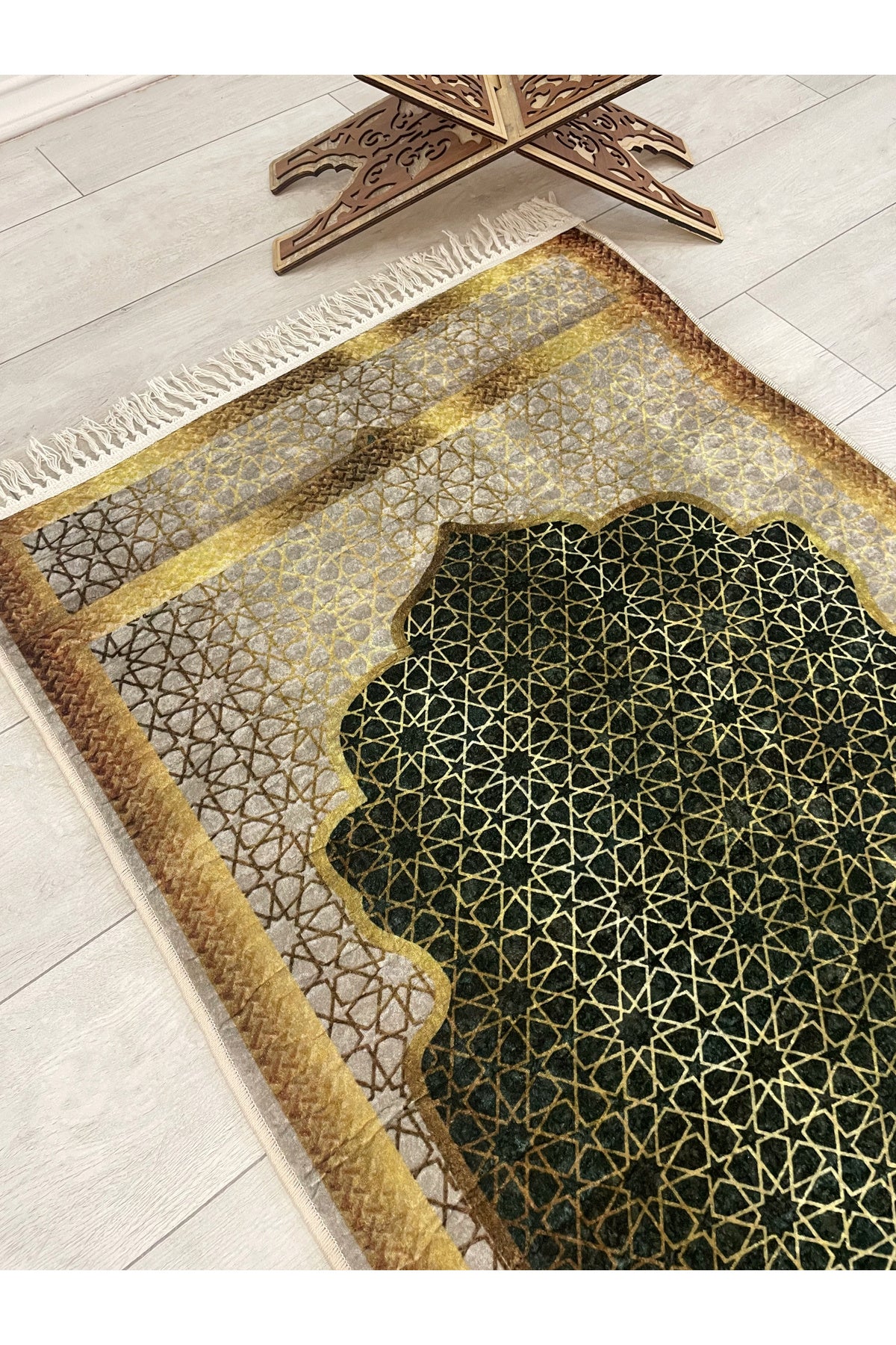 Fringed Prayer Rug (Latex Base) 75x125 Size