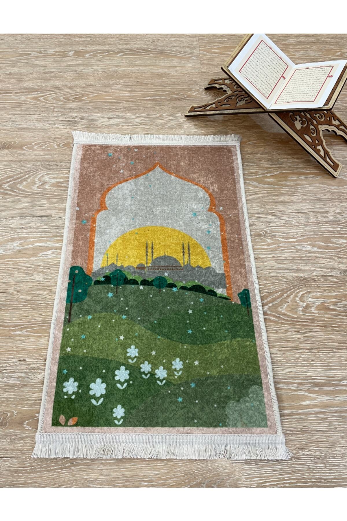 Children's Prayer Rug Pink