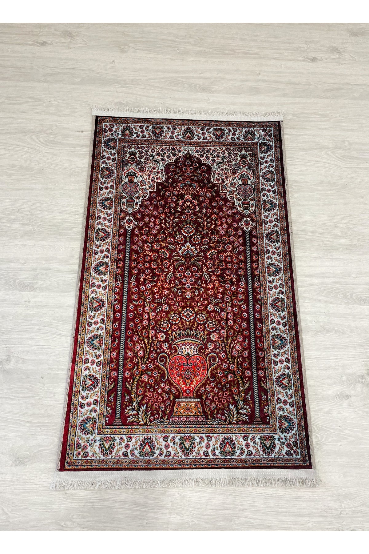 Seccade Saçaklı Lateks Taban 75x125 Ebat