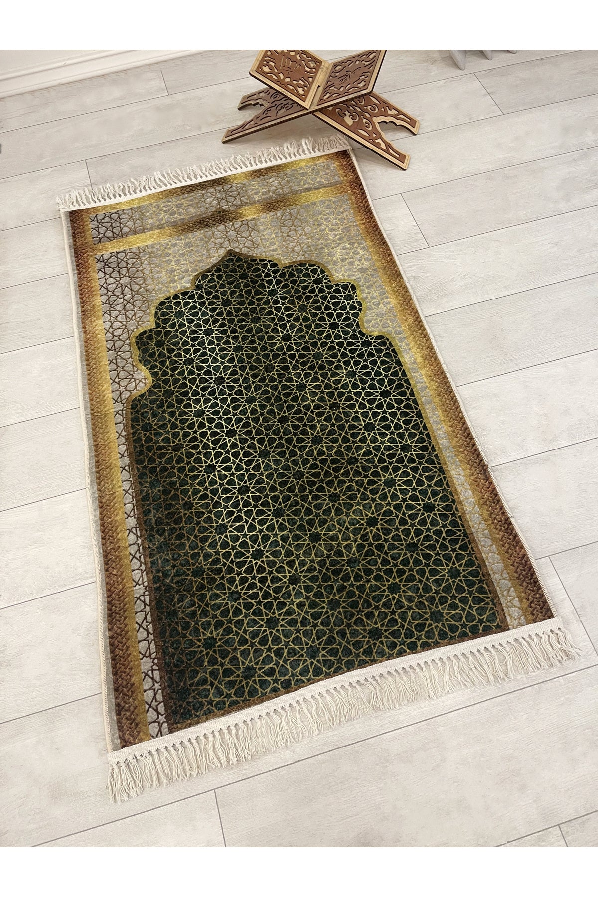 Fringed Prayer Rug (Latex Base) 75x125 Size