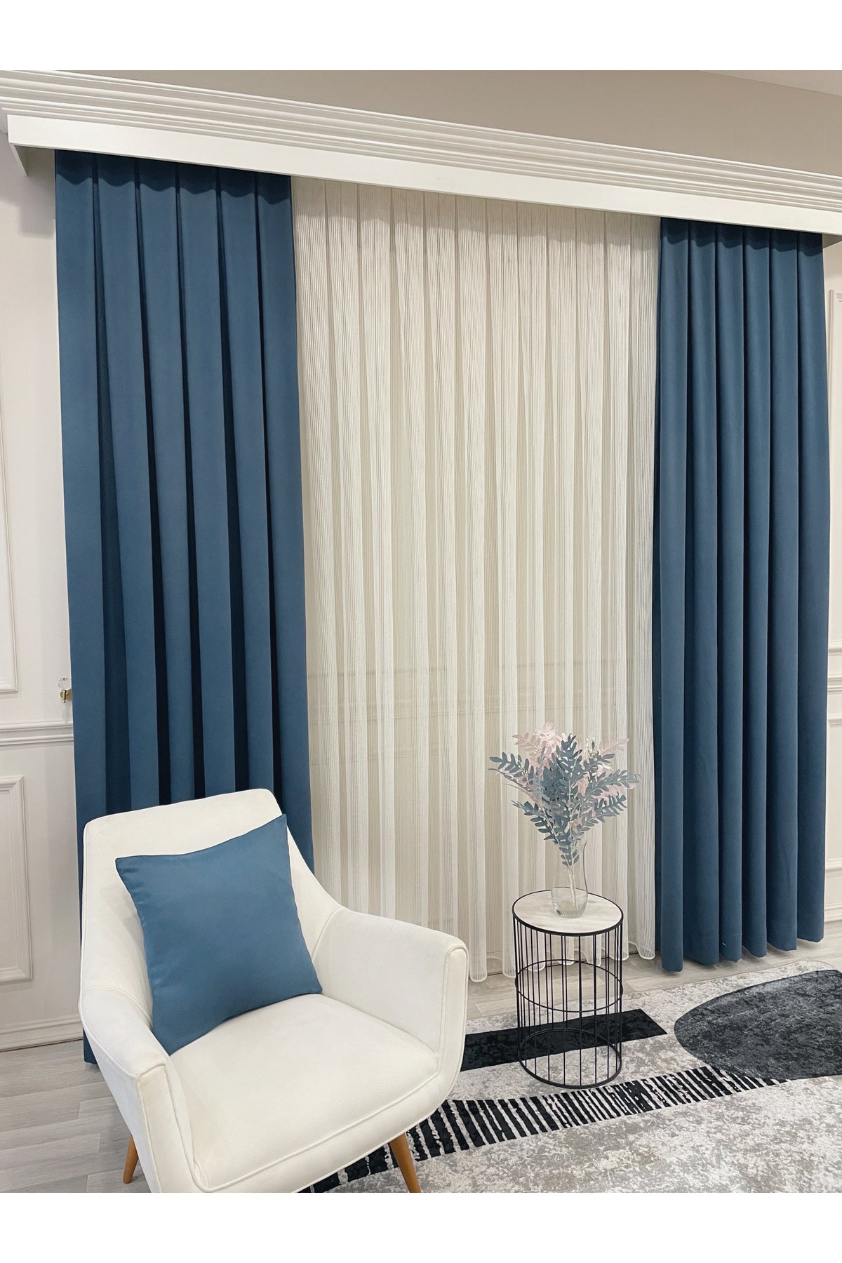 CAMEL Color 1/3 DENSE PLEAT Honeycomb Weave Soft Panama Blackout Curtain