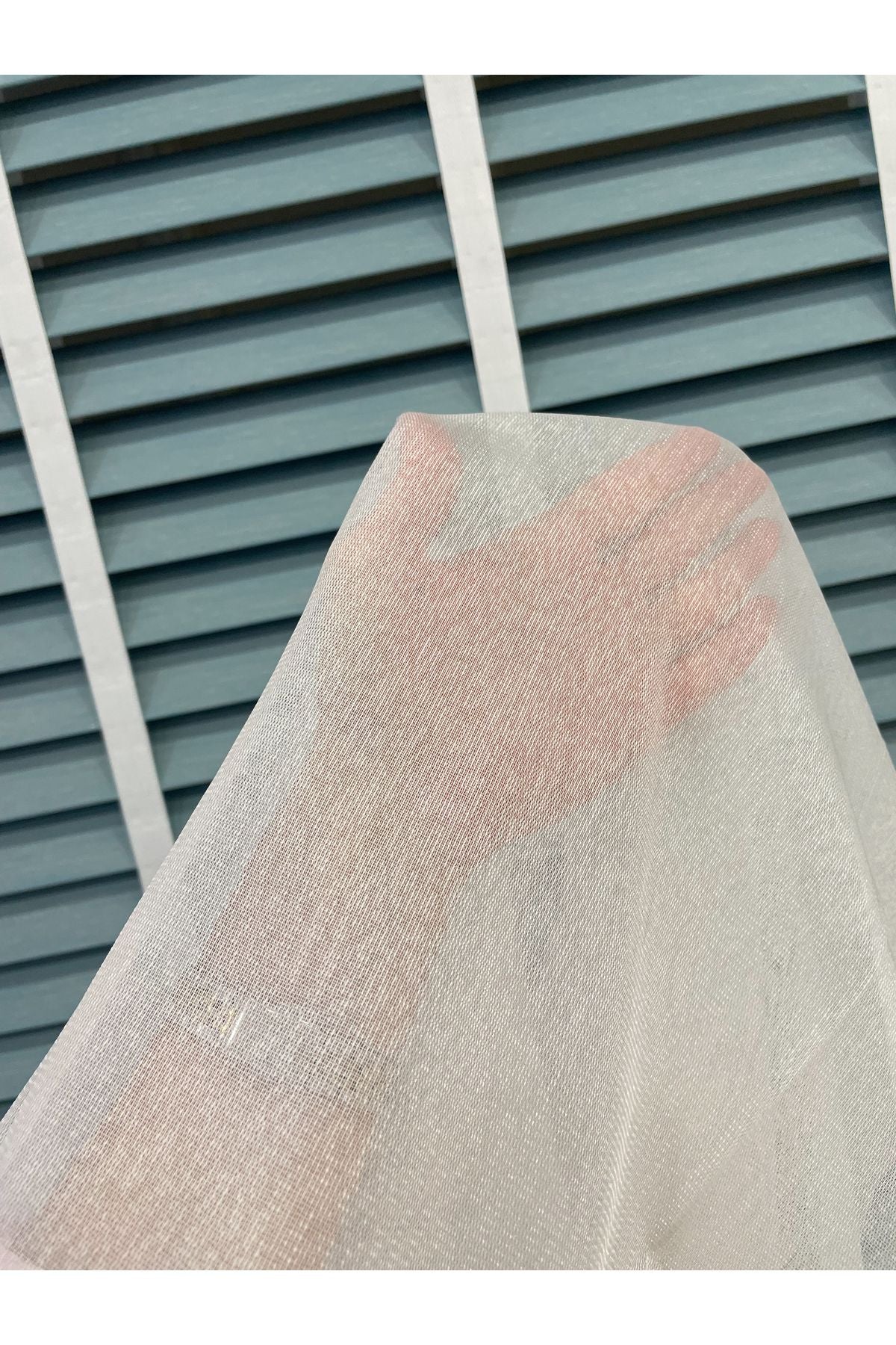 Modern Textured 1/3 Dense Pleat - ECRU Sheer Curtain