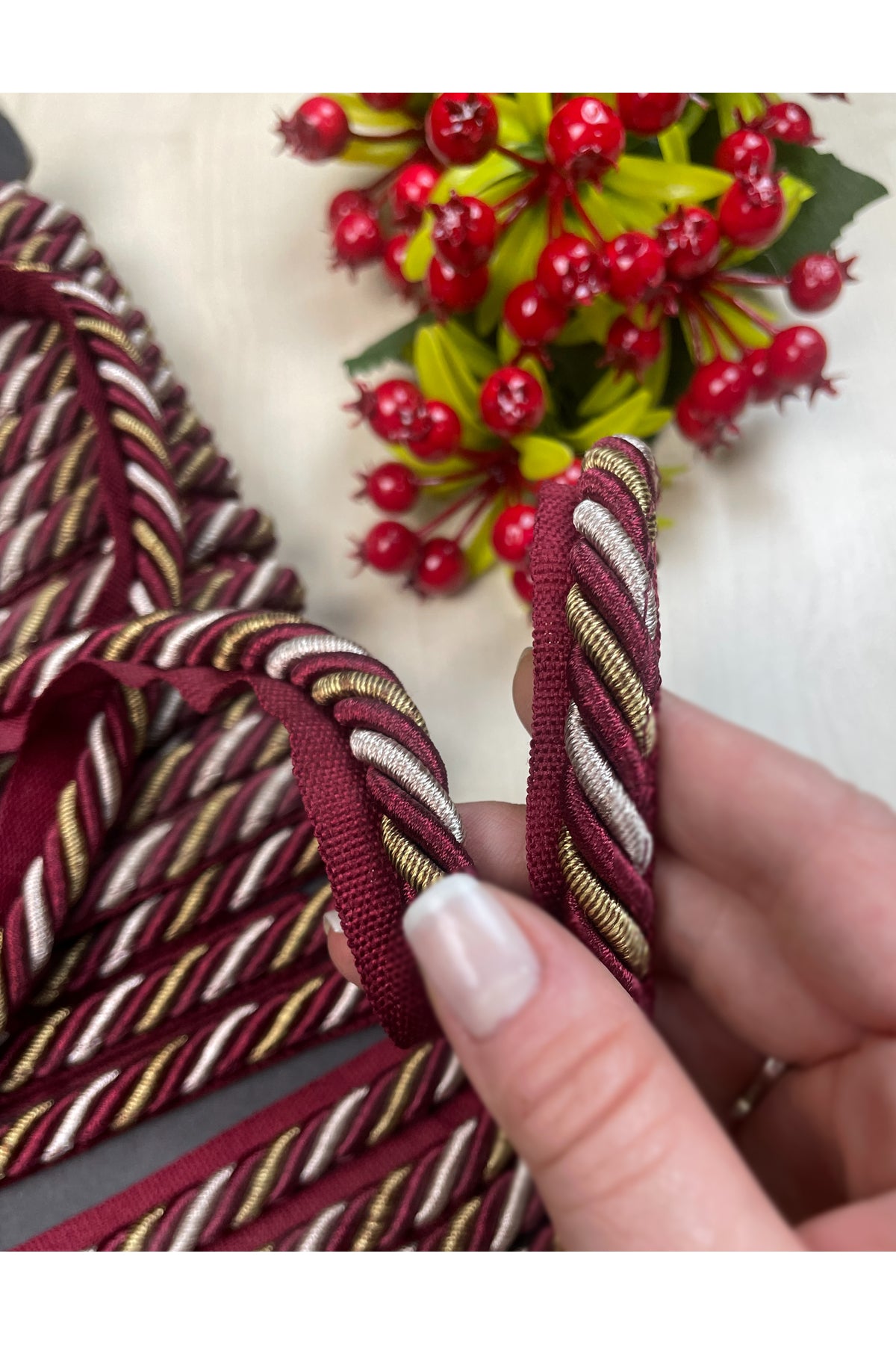 3 METERS - PINK Color Thick Rope Cord