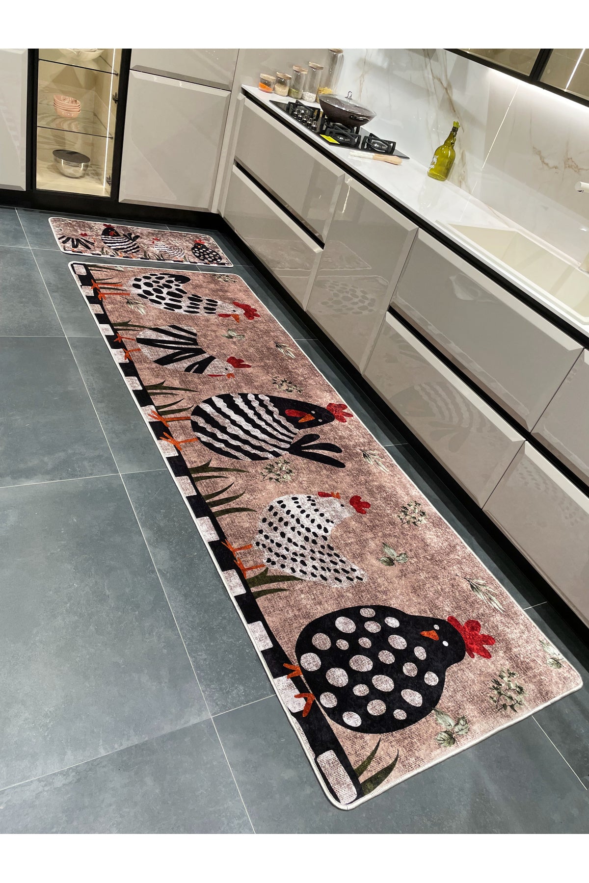 Chicken - Rooster Kitchen Rug