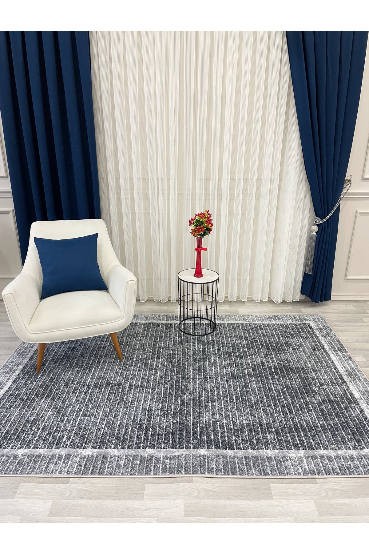 Scandinavian Style Non-Slip Sisal-Look Runner Rug