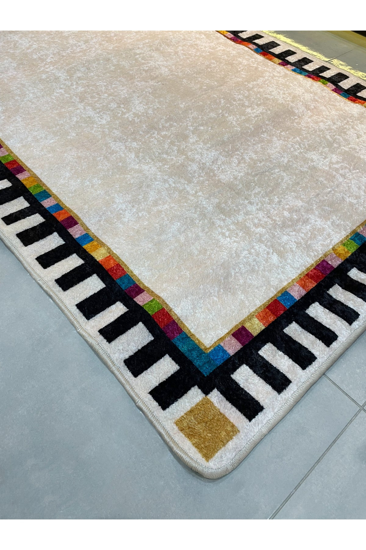Pumpkin Patterned Latex Base Kitchen Rug Runner