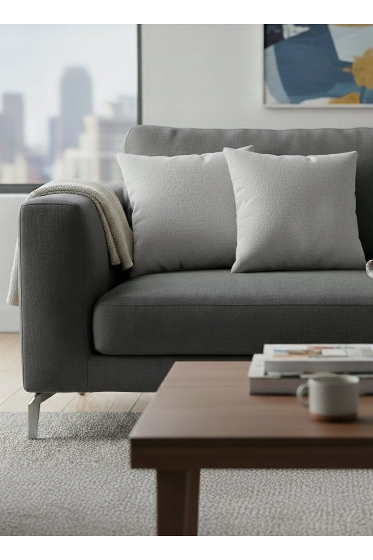 CAMEL Color 1/3 DENSE PLEAT Honeycomb Weave Soft Panama Blackout Curtain