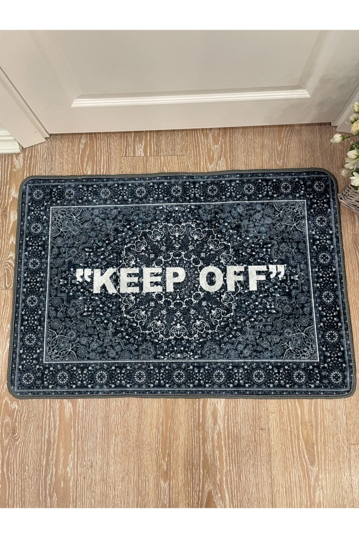 Keep Off Latex Base Waterproof Fringeless Doormat