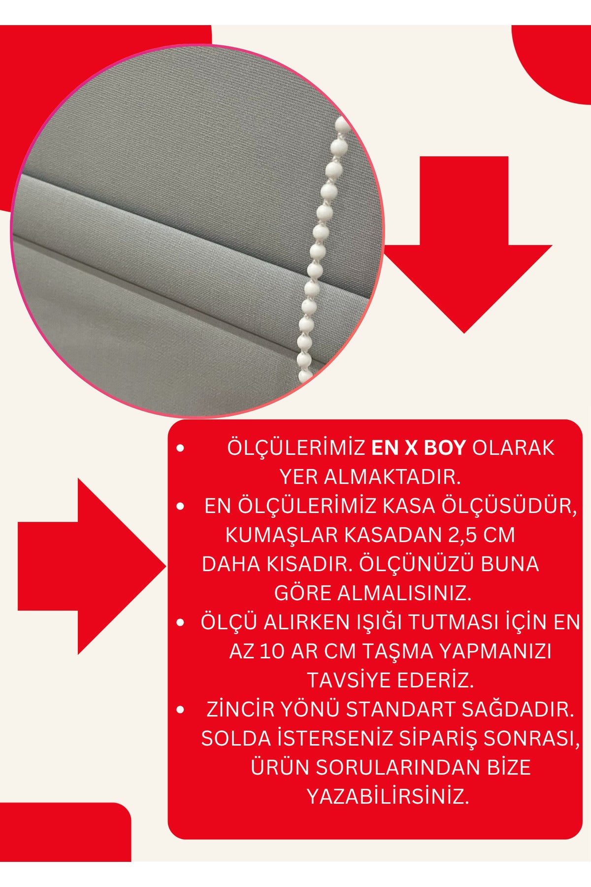 Roller Blind Thick Fabric (LINEN) Light Gray (ALUMINUM CASING TUBE)