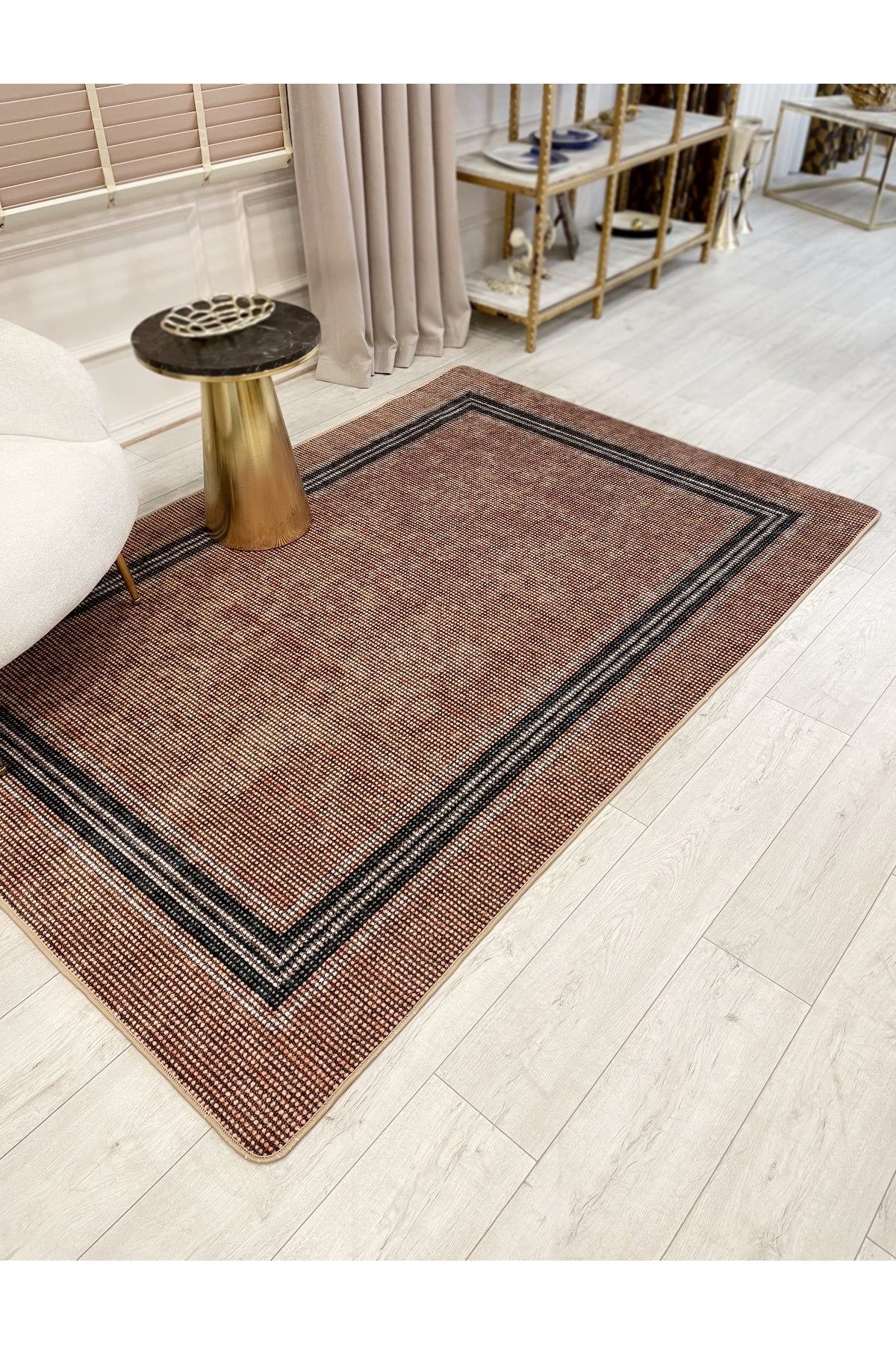 Sisal Wicker-Look Latex Base Runner Hallway Rug