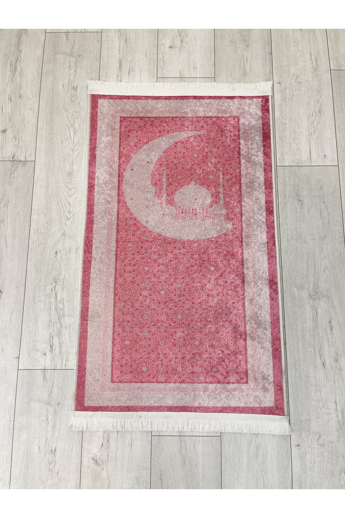 Children's Prayer Rug Blue 60x100 Size