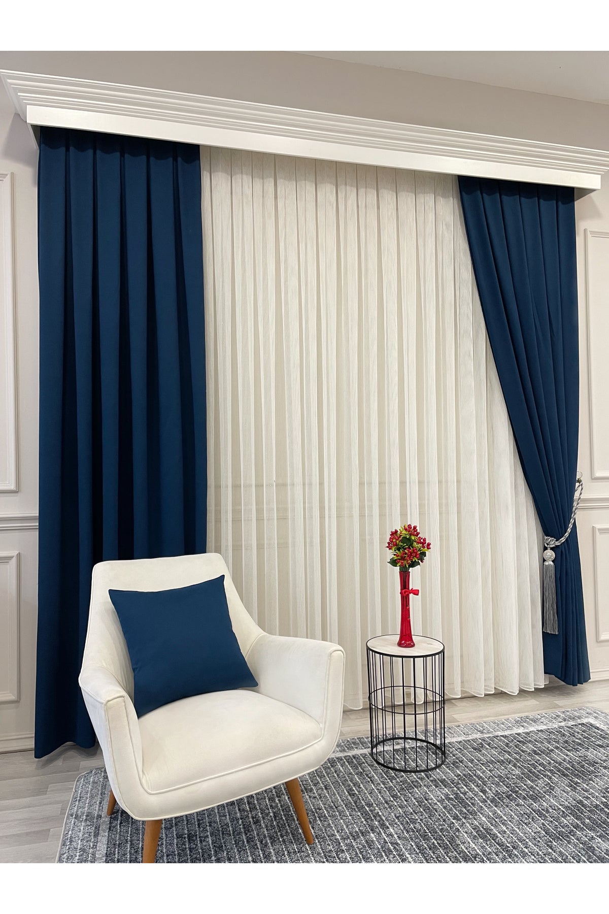 CAMEL Color 1/3 DENSE PLEAT Honeycomb Weave Soft Panama Blackout Curtain