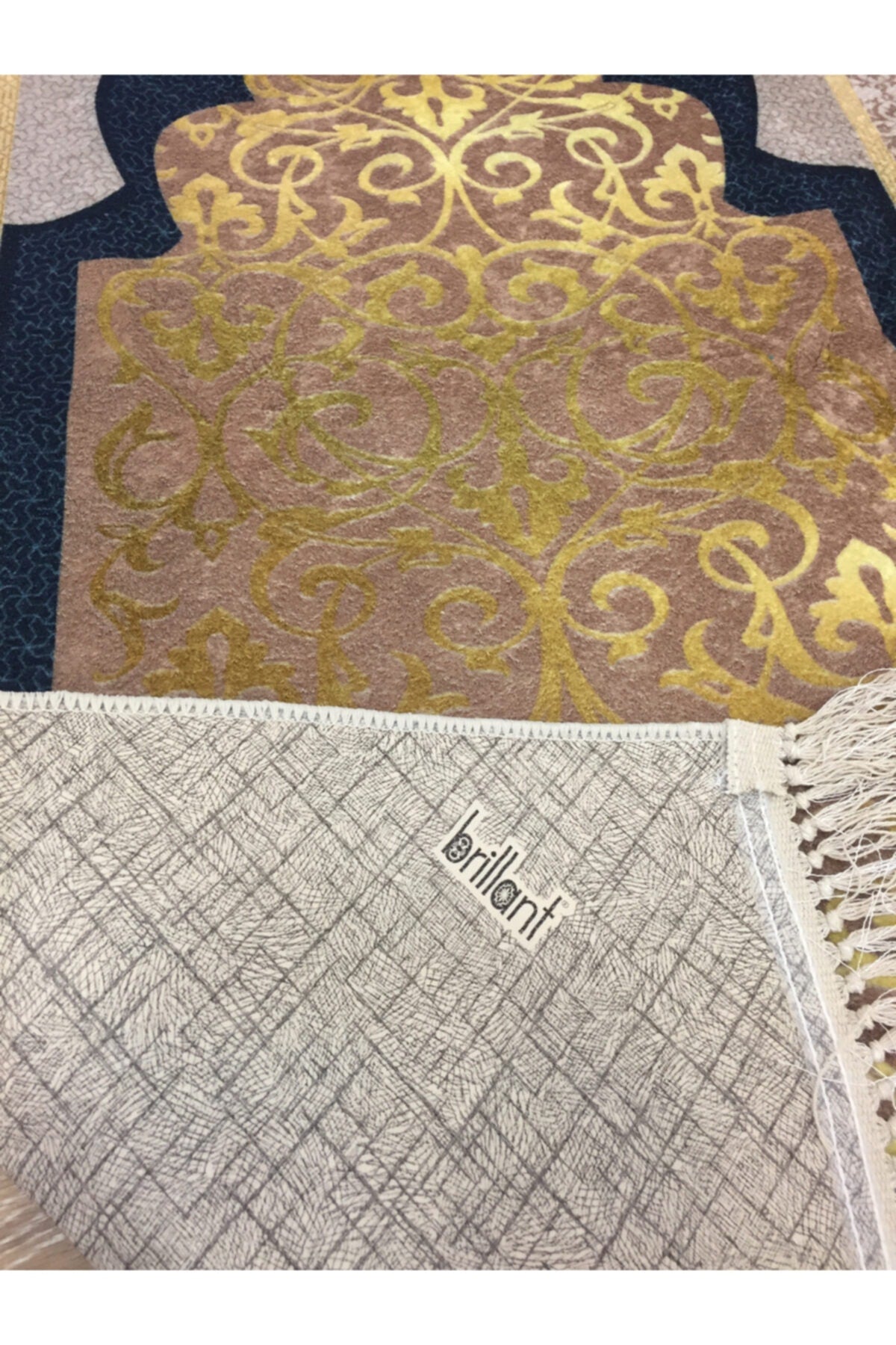 Fringed Prayer Rug (Latex Base) 75x125 Size