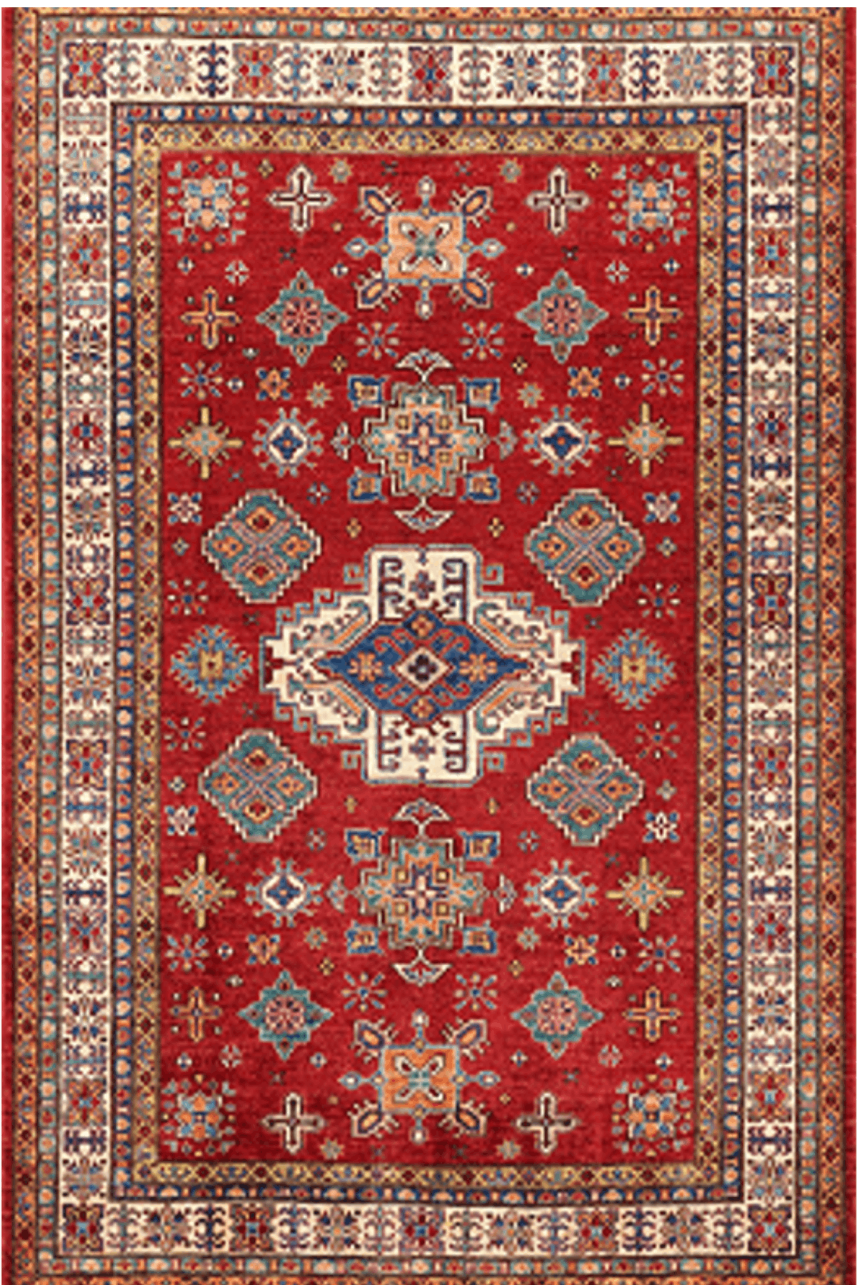 Washable Printed Owens Rug - Tribal Medallion Style