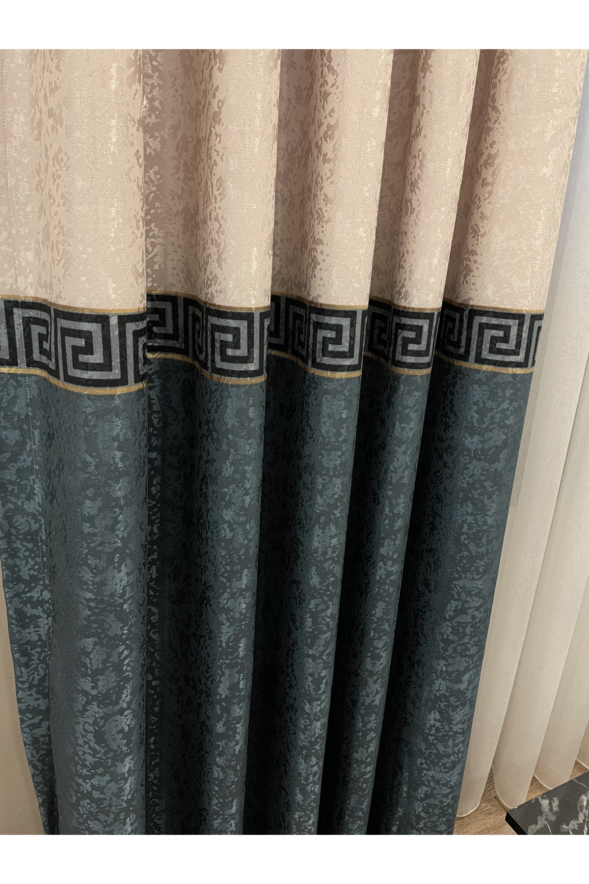Liva Model 1/2.50 Pleated Blackout Curtain