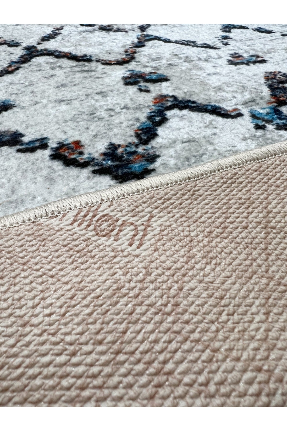 Ethnic Pattern Decorative Rug - Beige
