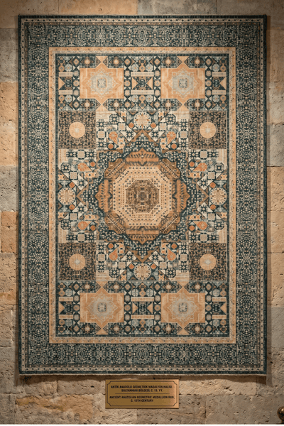 Washable Printed Maribor Rug - Vintage Patchwork Style