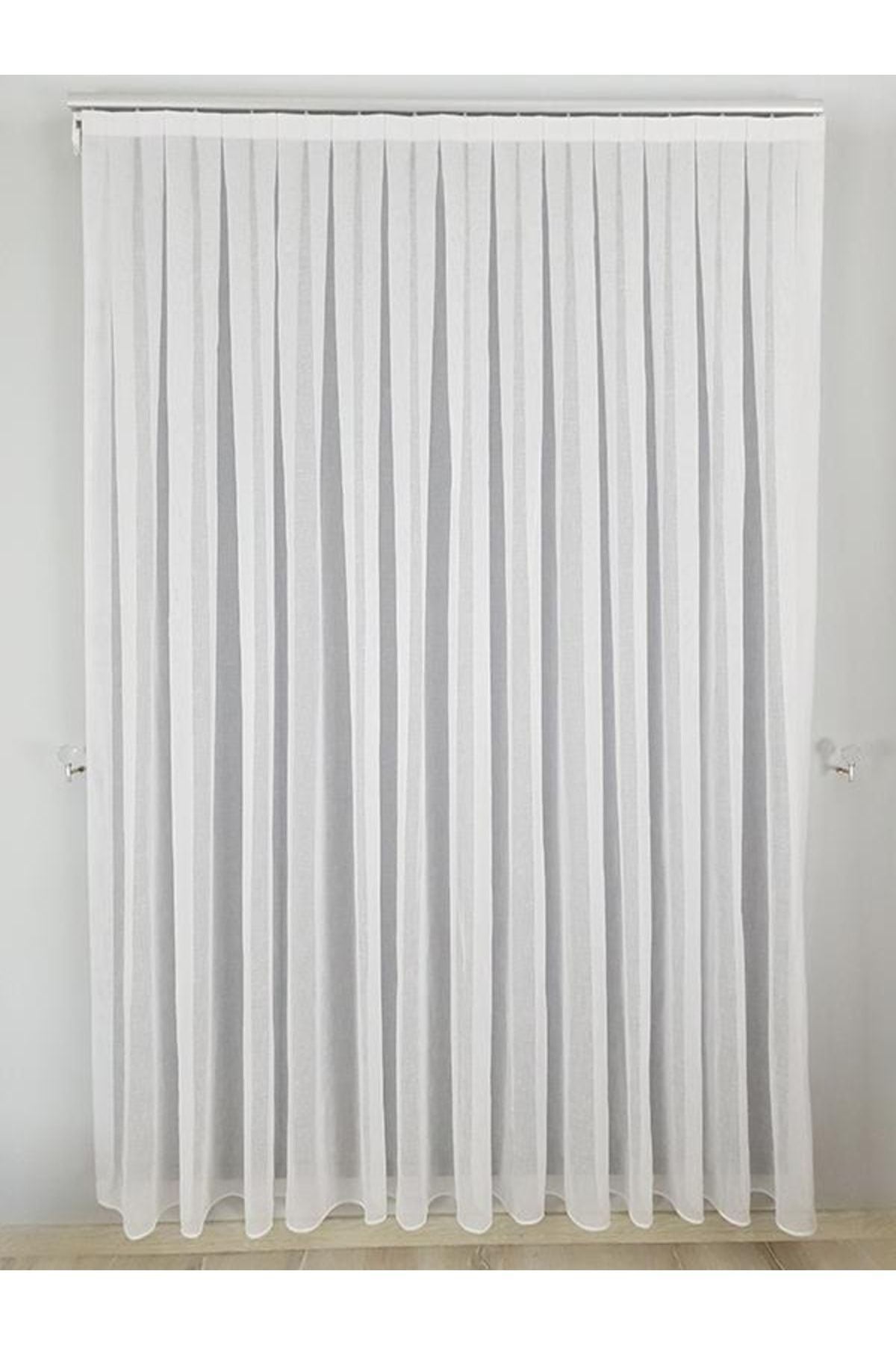 Dora Natural Linen Sheer Curtain 1/2.5 Pleat Original Wrinkle-Free Sheer Curtain