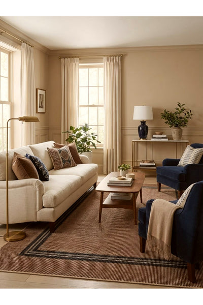 Sisal Wicker-Look Latex Base Runner Hallway Rug