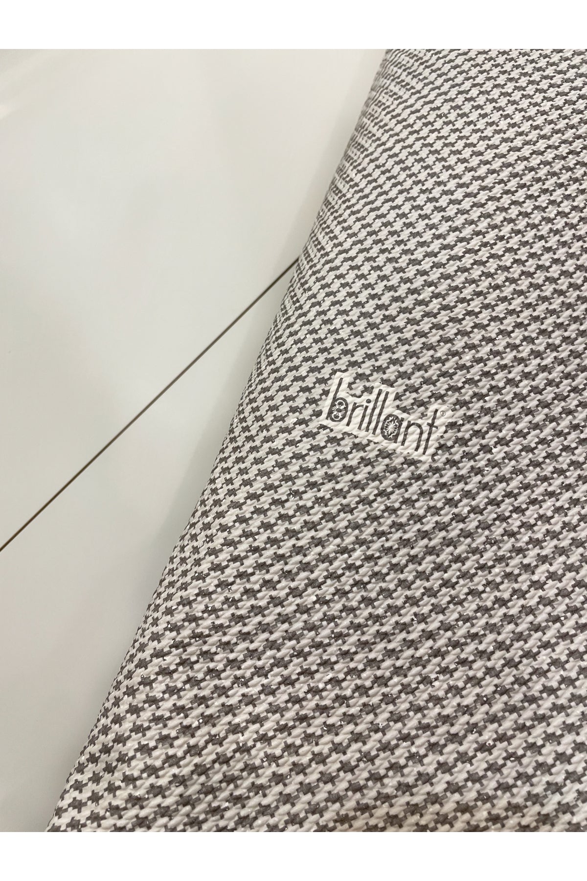 Set of 2 Latex Leather-Backed Bathroom Rug Set (60X100 - 60X50) Dark Gray