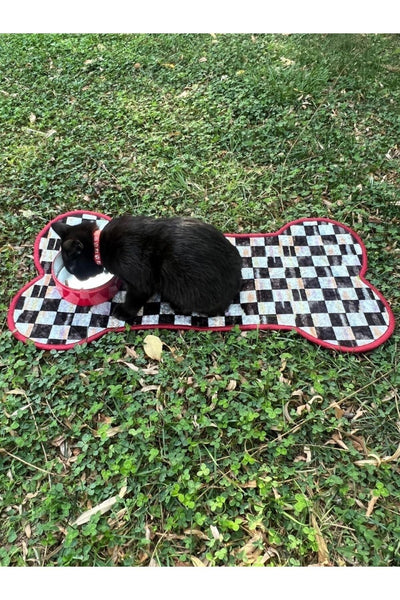 Pet Food Mat - (70 x 36) Green