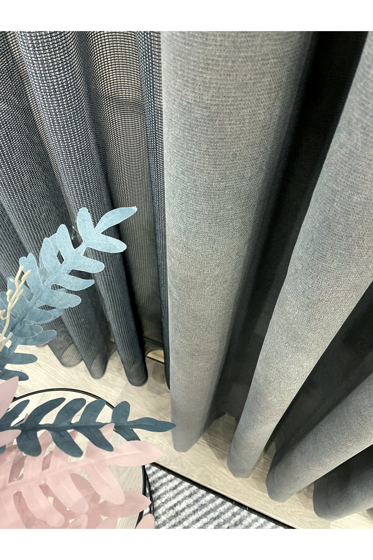 CAMEL Color 1/3 DENSE PLEAT Honeycomb Weave Soft Panama Blackout Curtain